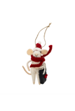 Indaba Trading Yuletide Yohan Mouse Ornament