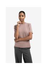 YAYA Short Sleeve Sweatshirt in Blush Pink by YAYA