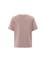 YAYA Short Sleeve Sweatshirt in Blush Pink by YAYA