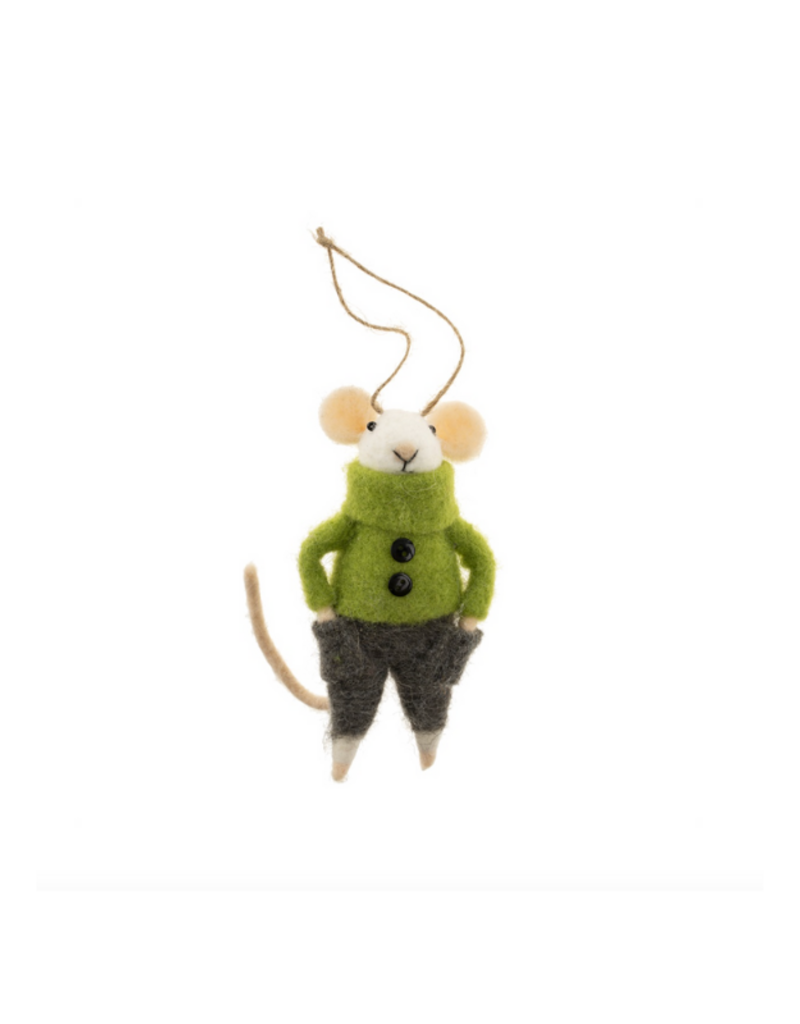 Indaba Trading Comfortable Cooper Mouse Ornament