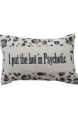 Creative Co-Op Hot Psychotic Cotton Pillow
