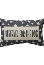 Creative Co-Op Reserved For The Dog Pillow