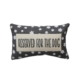 Creative Co-Op Reserved For The Dog Pillow