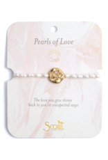 Scout Love Pearl Affirmation Bracelet in Gold by Scout
