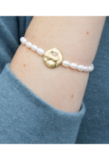 Scout Love Pearl Affirmation Bracelet in Gold by Scout