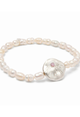 Scout Love Pearl Affirmation Bracelet in Silver by Scout