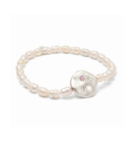 Scout Love Pearl Affirmation Bracelet in Silver by Scout