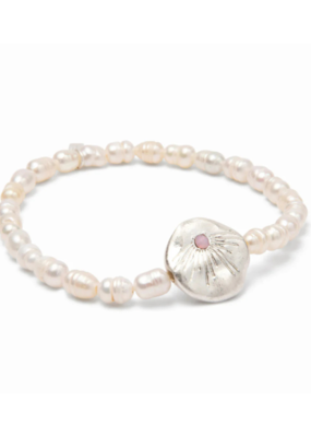 Scout Love Pearl Affirmation Bracelet in Silver by Scout