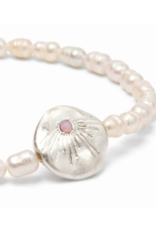 Scout Love Pearl Affirmation Bracelet in Silver by Scout