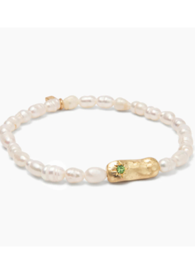 Scout Luck Pearl Affirmation Bracelet in Gold by Scout