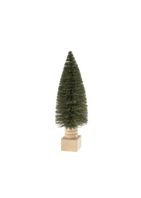 Indaba Trading Sisal Bottle Brush Tree in Sage Medium