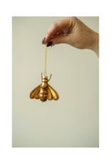 Indaba Trading Golden Bee Ornament