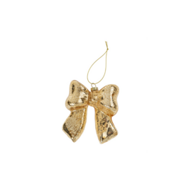 Indaba Trading Gold Bow Ornament