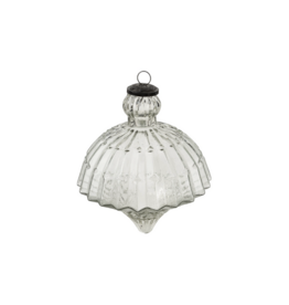 Indaba Trading Giant Glass Onion Ornament Clear Large