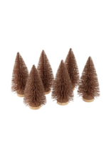 Indaba Trading Pink Glitter Bottle Brush Tree