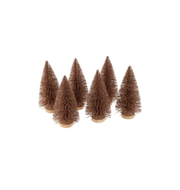 Indaba Trading Pink Glitter Bottle Brush Tree