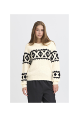 ICHI Carani Sweater in Birch by ICHI