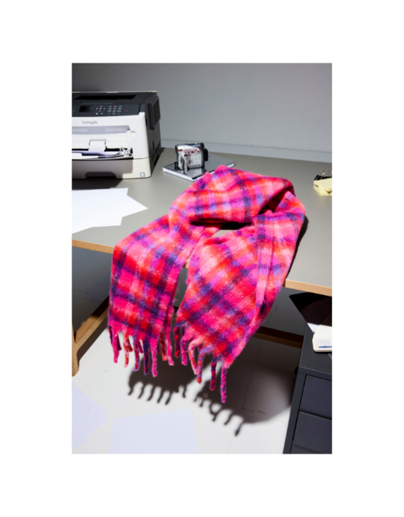 ICHI Mabella Scarf in Red Dehlia by ICHI