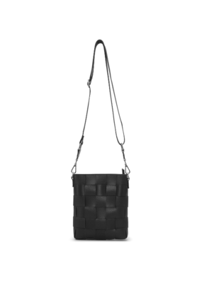 Ilse Jacobsen Small Vertical Braid Crossbody Bag in Black by Ilse Jacobsen