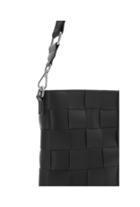 Ilse Jacobsen Small Vertical Braid Crossbody Bag in Black by Ilse Jacobsen