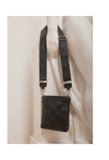 Ilse Jacobsen Small Vertical Braid Crossbody Bag in Black by Ilse Jacobsen