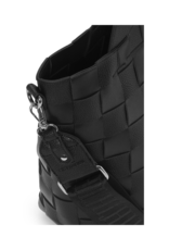 Ilse Jacobsen Square Braid Tote Bag in Black by Ilse Jacobsen