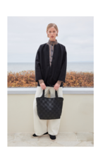 Ilse Jacobsen Square Braid Tote Bag in Black by Ilse Jacobsen