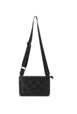 Ilse Jacobsen Square Horizontal Braid Shoulder Bag in Black by Ilse Jacobsen
