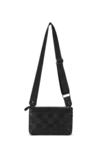 Ilse Jacobsen Square Horizontal Braid Shoulder Bag in Black by Ilse Jacobsen