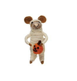 Creative Co-Op Jackie Snugglelantern Halloween Mouse