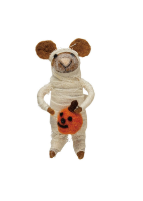 Creative Co-Op Jackie Snugglelantern Halloween Mouse