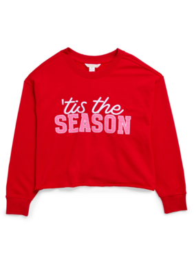Shiraleah Tis The Season Lounge Sweatshirt in Red