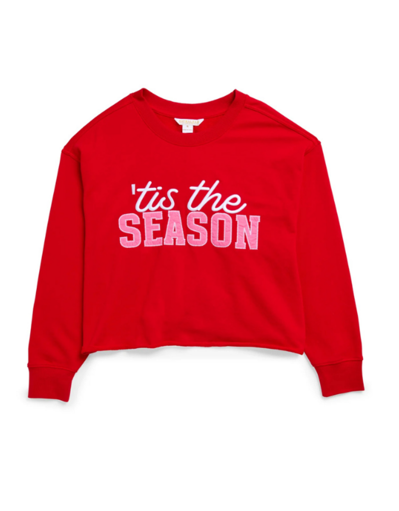 Shiraleah PRE-SALE COMING SOON! Tis The Season Lounge Sweatshirt in Red