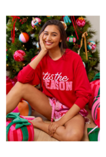 Shiraleah PRE-SALE COMING SOON! Tis The Season Lounge Sweatshirt in Red
