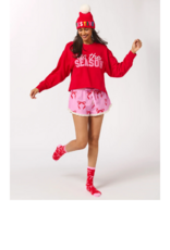 Shiraleah 'Tis The Season Lounge Sweatshirt in Red
