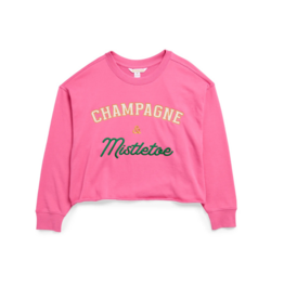 Shiraleah Champagne & Mistletoe Lounge Sweatshirt