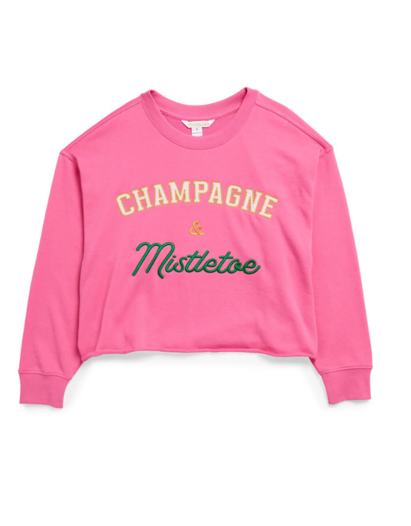 Shiraleah Champagne & Mistletoe Lounge Sweatshirt