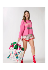 Shiraleah Champagne & Mistletoe Lounge Sweatshirt