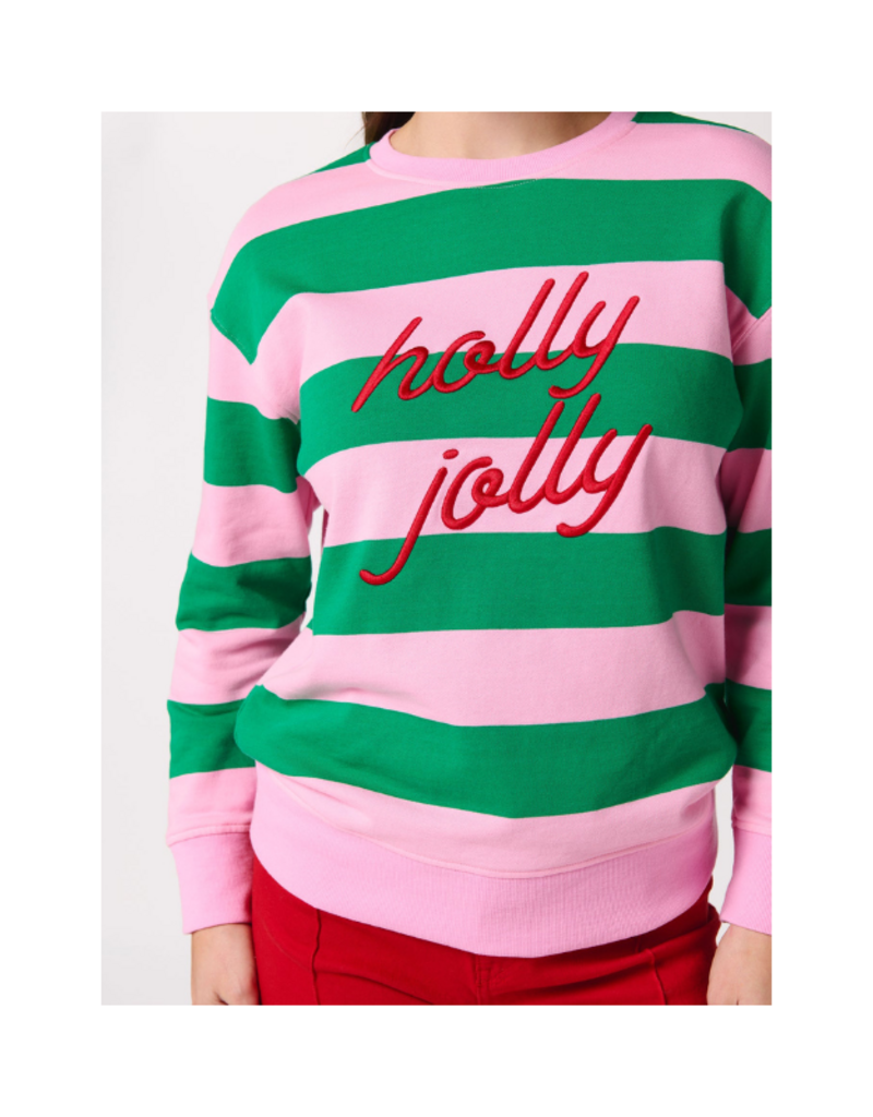 Shiraleah PRE-SALE COMING SOON! Holly Jolly Striped Classic Sweatshirt