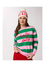 Shiraleah PRE-SALE COMING SOON! Holly Jolly Striped Classic Sweatshirt