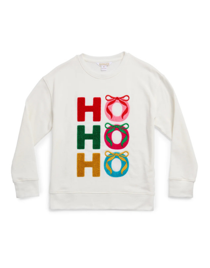 Shiraleah PRE-SALE COMING SOON! Ho Ho Ho Bows Classic Sweatshirt