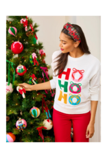 Shiraleah PRE-SALE COMING SOON! Ho Ho Ho Bows Classic Sweatshirt