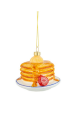 Glass Stack Of Pancakes Ornament