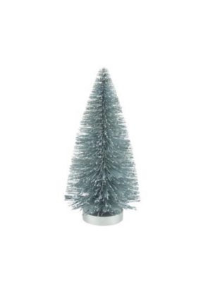 Pale Blue Glitter Bristle Tree Small