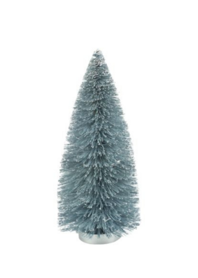 Pale Blue Glitter Bristle Tree Large