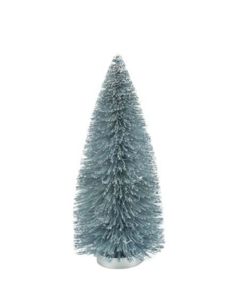 Pale Blue Glitter Bristle Tree Large