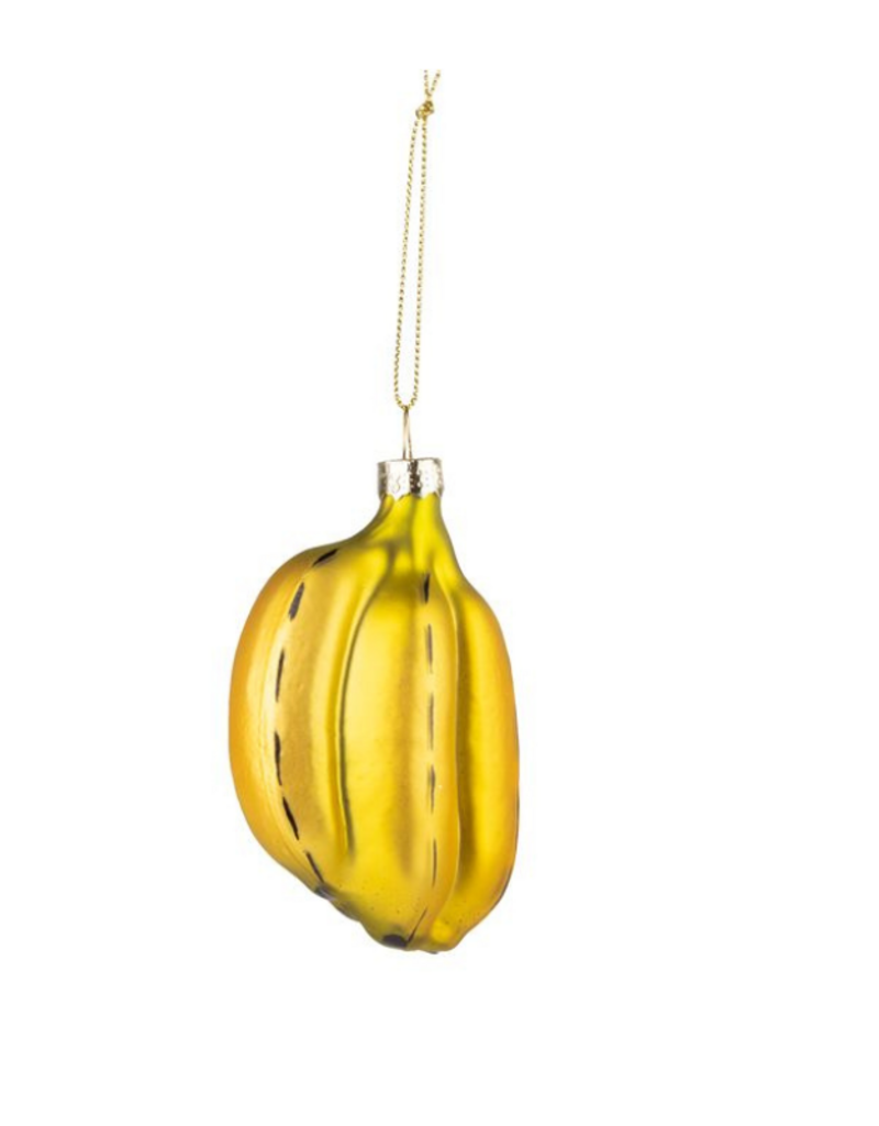 Glass Banana Cluster Ornament