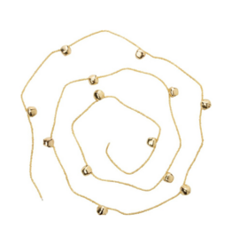 Gold Glass Bead & Bell Garland