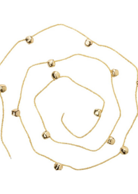 Gold Glass Bead & Bell Garland