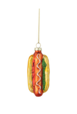 Glass Hot Dog Ornament